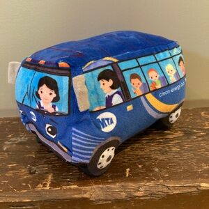 Cuddle Barn NYC MTA plush stuffed bus toy stuffie